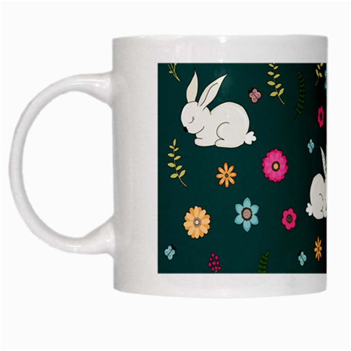 Easter bunny  White Mugs