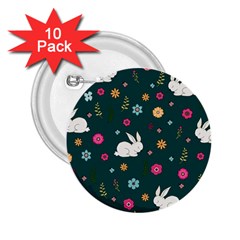 Easter bunny  2.25  Buttons (10 pack) 