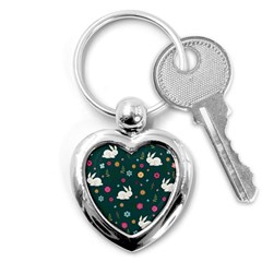 Easter bunny  Key Chains (Heart) 