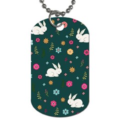 Easter Bunny  Dog Tag (one Side) by Valentinaart