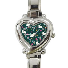 Easter Bunny  Heart Italian Charm Watch by Valentinaart