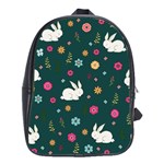 Easter bunny  School Bag (Large) Front