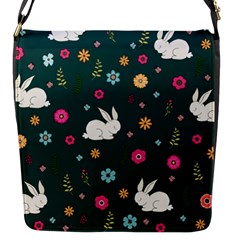 Easter bunny  Flap Messenger Bag (S)