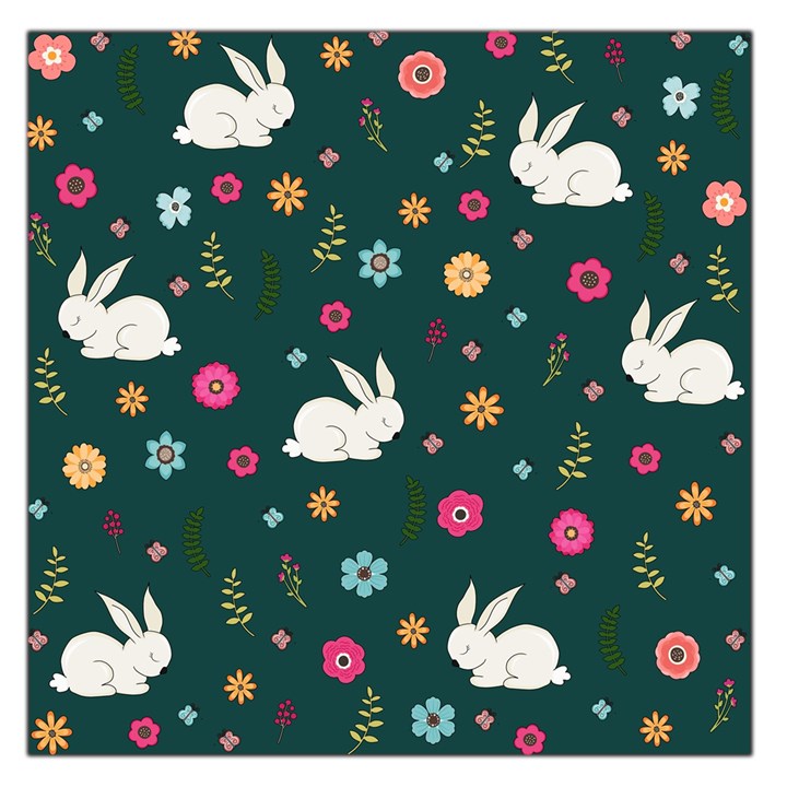 Easter bunny  Large Satin Scarf (Square)