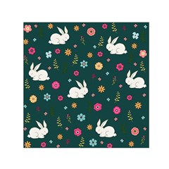 Easter Bunny  Small Satin Scarf (square) by Valentinaart