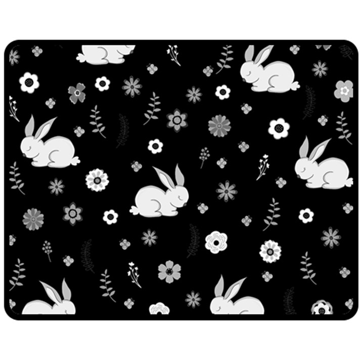 Easter bunny  Fleece Blanket (Medium) 