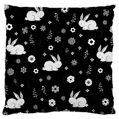 Easter Bunny  Large Cushion Case (two Sides) by Valentinaart