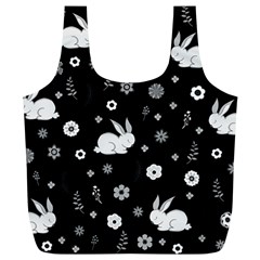 Easter Bunny  Full Print Recycle Bags (l)  by Valentinaart