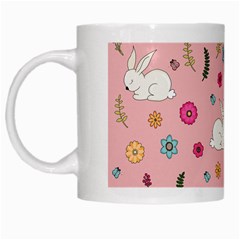 Easter bunny  White Mugs