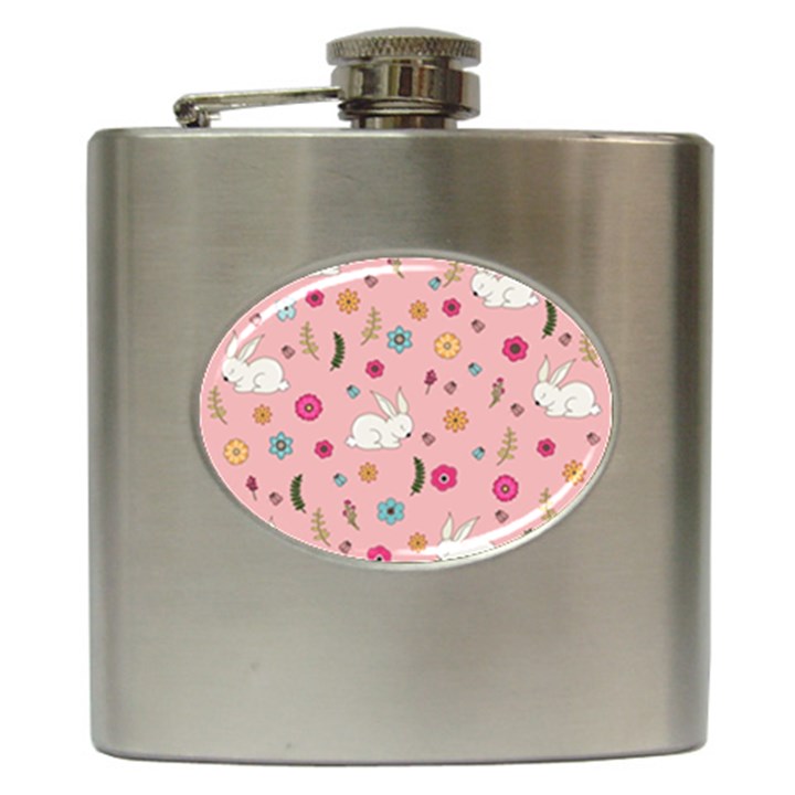 Easter bunny  Hip Flask (6 oz)