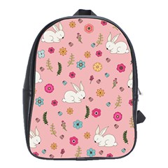 Easter bunny  School Bag (Large)