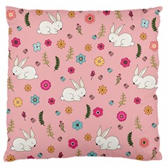 Easter bunny  Standard Flano Cushion Case (One Side)