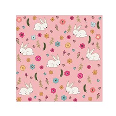 Easter Bunny  Small Satin Scarf (square) by Valentinaart