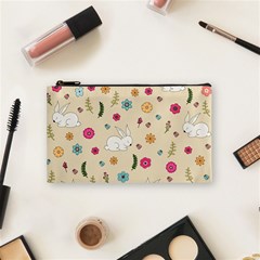 Easter Bunny  Cosmetic Bag (small)  by Valentinaart