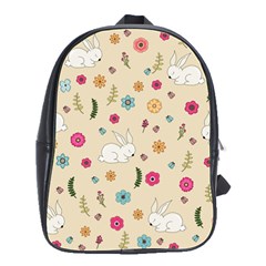 Easter Bunny  School Bag (large) by Valentinaart