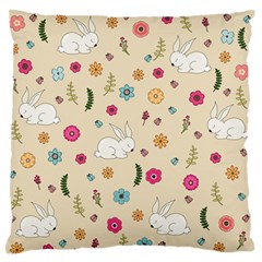 Easter Bunny  Standard Flano Cushion Case (two Sides) by Valentinaart