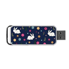 Easter Bunny  Portable Usb Flash (two Sides) by Valentinaart