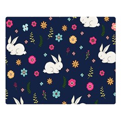 Easter Bunny  Double Sided Flano Blanket (large)  by Valentinaart