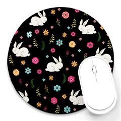 Easter Bunny  Round Mousepads by Valentinaart