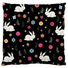 Easter Bunny  Large Cushion Case (two Sides) by Valentinaart