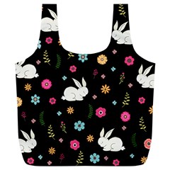 Easter Bunny  Full Print Recycle Bags (l)  by Valentinaart