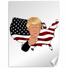 Trump Usa Flag Canvas 12  X 16   by ImagineWorld