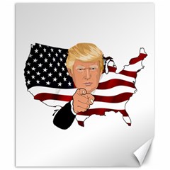 Trump Usa Flag Canvas 20  X 24   by ImagineWorld