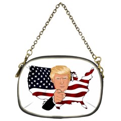 Trump Usa Flag Chain Purses (one Side)  by ImagineWorld