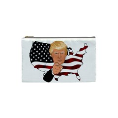 Trump Usa Flag Cosmetic Bag (small)  by ImagineWorld