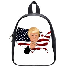 Trump Usa Flag School Bag (small) by ImagineWorld