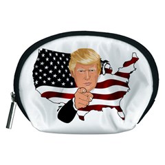 Trump Usa Flag Accessory Pouches (medium)  by ImagineWorld