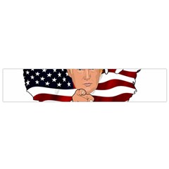 Trump Usa Flag Small Flano Scarf by ImagineWorld