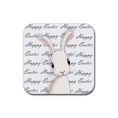 Easter Bunny  Rubber Coaster (square)  by Valentinaart