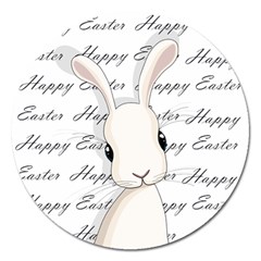 Easter Bunny  Magnet 5  (round) by Valentinaart