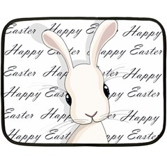 Easter Bunny  Fleece Blanket (mini) by Valentinaart