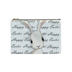 Easter Bunny  Cosmetic Bag (medium)  by Valentinaart