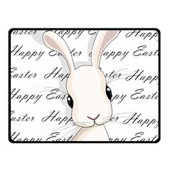 Easter Bunny  Fleece Blanket (small) by Valentinaart