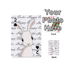 Easter Bunny  Playing Cards 54 (mini)  by Valentinaart