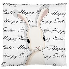 Easter Bunny  Large Cushion Case (two Sides) by Valentinaart