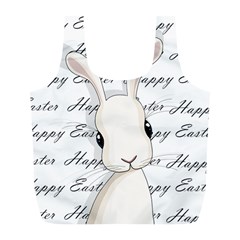 Easter Bunny  Full Print Recycle Bags (l)  by Valentinaart