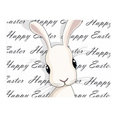 Easter Bunny  Double Sided Flano Blanket (mini)  by Valentinaart