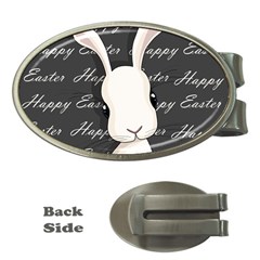 Easter Bunny  Money Clips (oval)  by Valentinaart