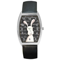 Easter Bunny  Barrel Style Metal Watch by Valentinaart