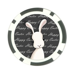 Easter Bunny  Poker Chip Card Guard by Valentinaart