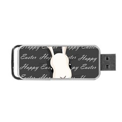 Easter Bunny  Portable Usb Flash (one Side) by Valentinaart