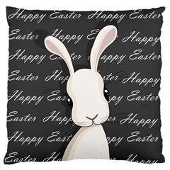 Easter Bunny  Large Flano Cushion Case (one Side) by Valentinaart