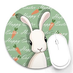 Easter Bunny  Round Mousepads by Valentinaart