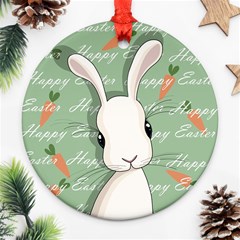 Easter Bunny  Ornament (round) by Valentinaart