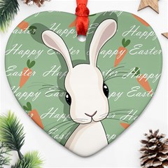 Easter Bunny  Ornament (heart) by Valentinaart