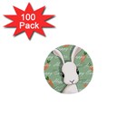 Easter bunny  1  Mini Buttons (100 pack)  Front